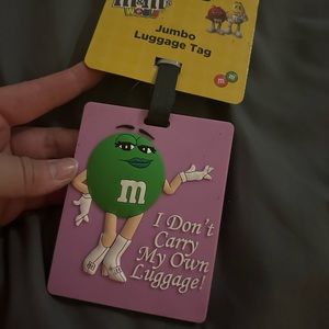M&M Jumbo Luggage Tag